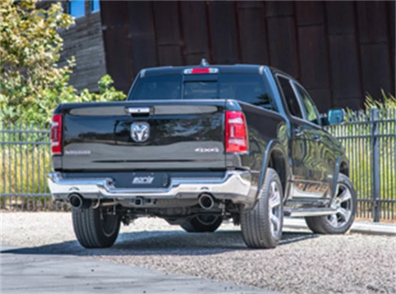 Borla 2019 RAM 1500 5.7L V8 AT 4DR Crew Cab Short Bed Touring SS Catback Exhaust - Black Chrome Tip - Side View