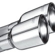 Load image into Gallery viewer, Borla 2020 Chevrolet Corvette C8 6.2L ATAK 3in Exhaust System Dual Round A/C Tips 4inx 4.75in - Side View