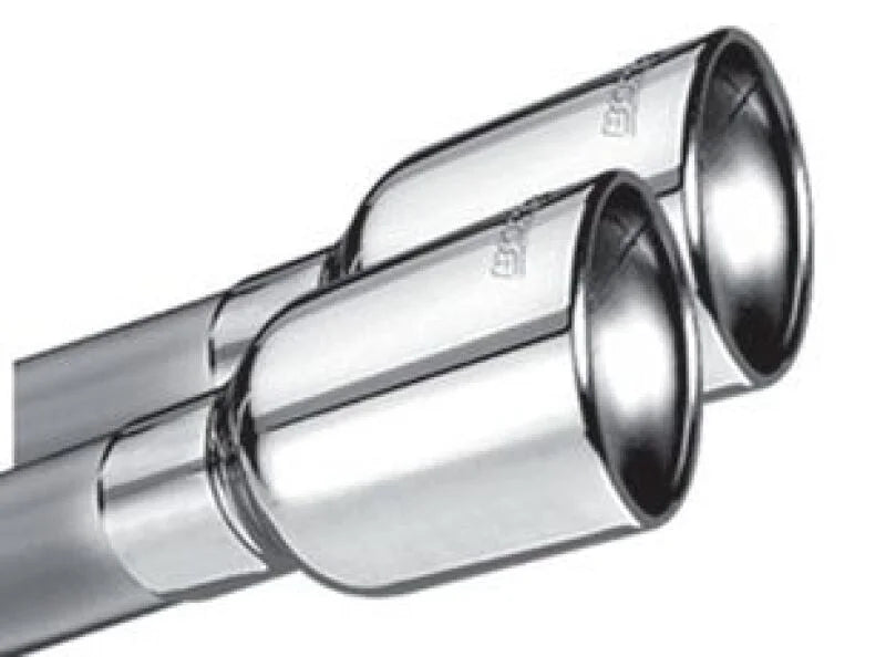 Borla 2020 Chevrolet Corvette C8 6.2L ATAK 3in Exhaust System Dual Round A/C Tips 4inx 4.75in - Side View