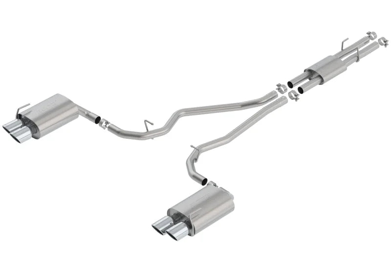 Borla 2020 Ford Explorer ST 3.0L V6 2.25in ATAK Exhaust - Chrome Tips - Main Product View