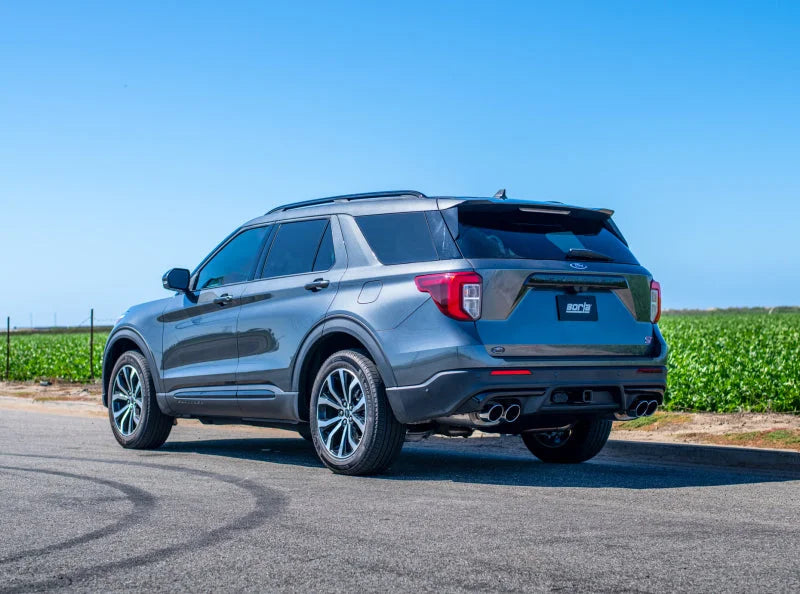 Borla 2020 Ford Explorer ST 3.0L V6 2.25in ATAK Exhaust - Chrome Tips - Detail View