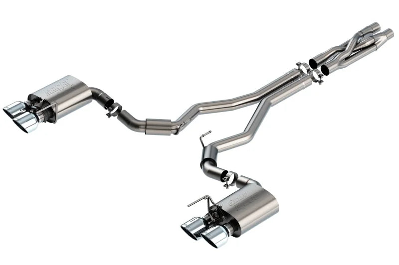 Borla 2020 Ford GT500 5.2L AT 3in ATAK CatBack Exhaust w/ Chrome Tips - Main Product View
