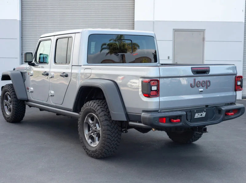 Borla 2020 Jeep Gladiator JT 3.6L V6 AWD 2.75in Touring Climber Turndown Tip - Detail View
