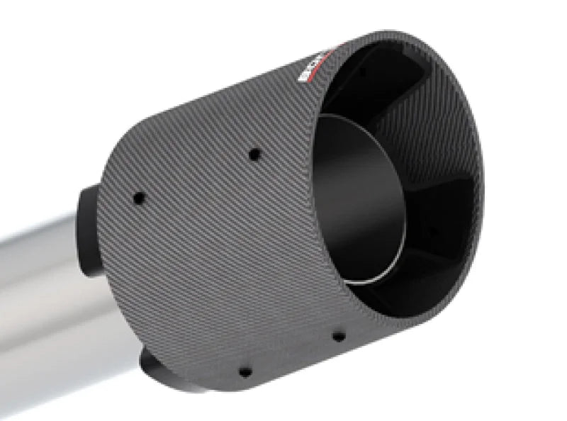 Borla 2020 Toyota Supra GR 3.0L I6 3in ATAK Catback Exhaust - Carbon Fiber Tips - Detail View
