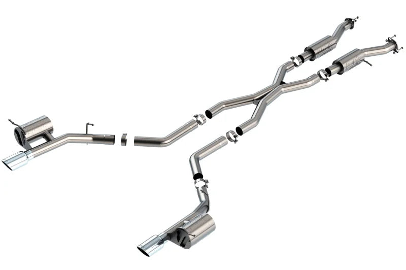 Borla 2021+ Dodge Durango SRT Hellcat 6.2L V8 AWD ATAK Cat-Back Exhaust System - T-304SS - Main Product View