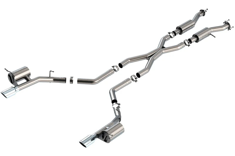 Borla 2021+ Dodge Durango SRT Hellcat 6.2L V8 AWD S-Type Cat-Back Exhaust System - T-304SS - Main Product View