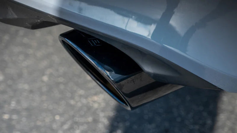 Borla 2023 Integra/22-23 Civic Si 1.5L 4 CYL. MT FWD 4DR 2.50in S-Type Catback Exhaust Black Chrome - Back View