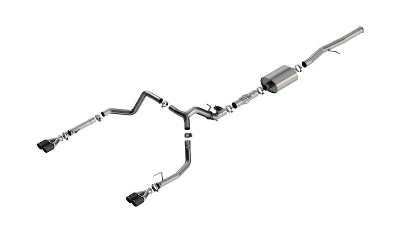 Borla 2024 Chevy Silverado 1500 6.2L V8 ATAK Catback Exhaust w/ Simulator - CF Black Anodized - Main Product View
