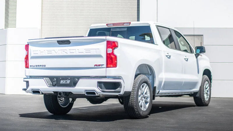 Borla 2024 Chevy Silverado 1500 6.2L V8 Touring Catback Exhaust (Use Fact Fascia Tips) - Side View