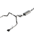 Load image into Gallery viewer, Borla 2024 Chevy Silverado 1500 6.2L V8 Touring Catback Exhaust w/ Simulator - CF Black Anodized - Main Product View
