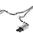 Load image into Gallery viewer, Borla 2024 Ford Mustang Ecoboost 2.3L ATAK Catback Exhaust Black Chrome w/ Quad Tip - Non-Active - Main Product View