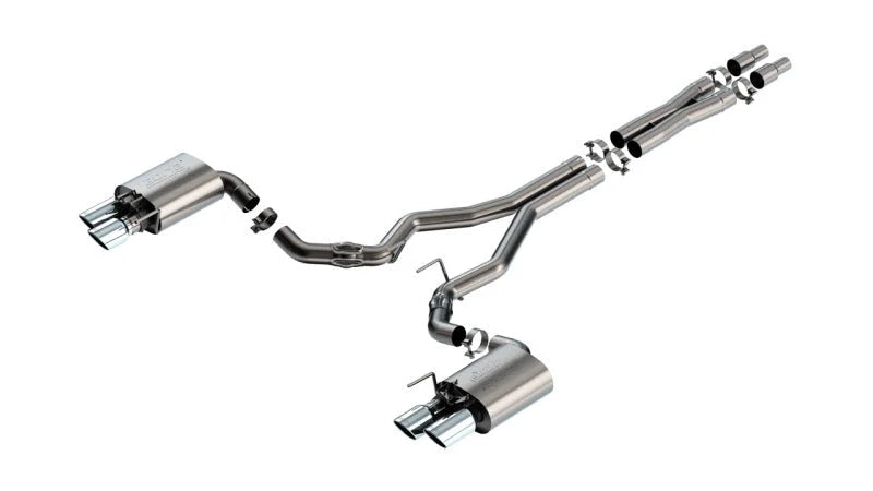 Borla 2024 Ford Mustang GT 5.0L V8 w/ Active Exhaust ATAK Cat-Back Exhaust System - Main Product View