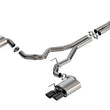 Load image into Gallery viewer, Borla 2024 Ford Mustang GT 5.0L V8 w/ Active Exhaust ATAK Cat-Back Exhaust System - Black Chrome - Main Product View