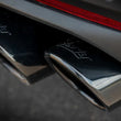 Load image into Gallery viewer, Borla 2024 Ford Mustang GT 5.0L V8 w/ Active Exhaust ATAK Cat-Back Exhaust System - Black Chrome - Detail View