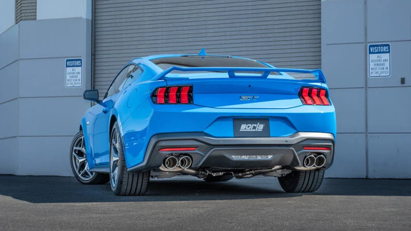 Borla 2024 Ford Mustang GT 5.0L V8 w/ Active Exhaust S-Type Axle-Back Exhaust System - Side View