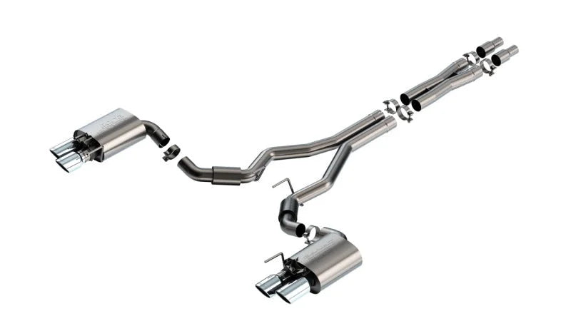 Borla 2024 Ford Mustang GT 5.0L V8 w/ Active Exhaust S-Type Cat-Back Exhaust System - Main Product View