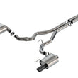 Load image into Gallery viewer, Borla 2024 Ford Mustang GT 5.0L V8 w/o Active Exhaust ATAK Cat-Back Exhaust System - Black Chrome - Main Product View