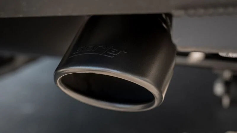Borla 21-22 Ford Bronco 2.3L 4WD Touring Axle Back Exhaust w/ Black Coated Tips - Side View