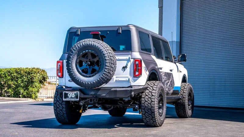 Borla 21-22 Ford Bronco 2.3L 4WD Touring Axle Back Exhaust w/ Black Coated Tips - Detail View