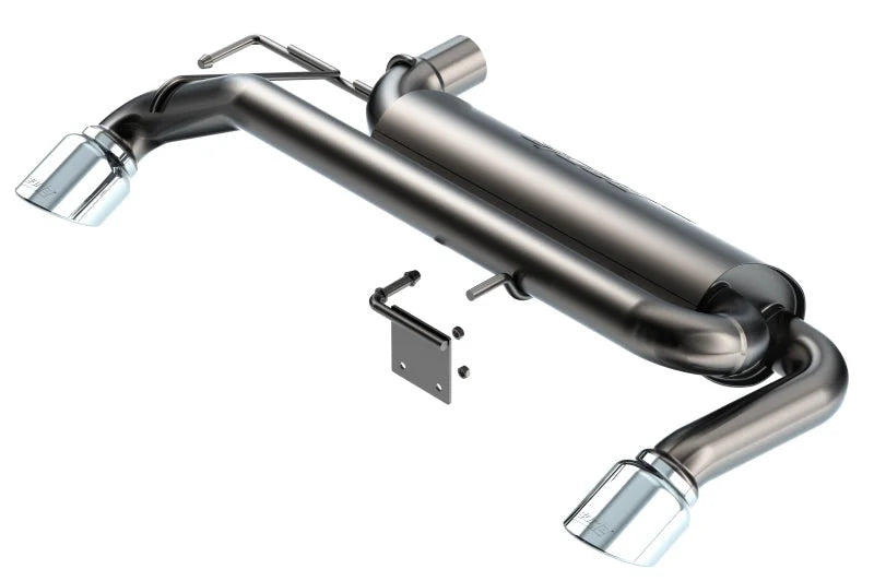 Borla 21-22 Ford Bronco 2.3L 4WD Touring Axle Back Exhaust w/ Bright Chrome Tips - Main Product View