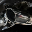Load image into Gallery viewer, Borla 21-23 Ford Raptor 3in Tail Pipe Kit 4.5in Tip - Black Chrome - Side View