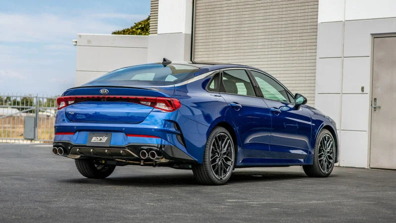 Borla 21-23 Kia K5 GT 2.5L i4 AT FWD 4DR 2.00in 2.75in S-Type Exhaust - Side View