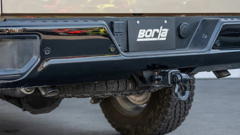 Borla 22-23 Chevrolet Silverado 1500 ZR2 & AT4X 6.2L CC SB 147.5in WB ATAK Cat-Back - Side View