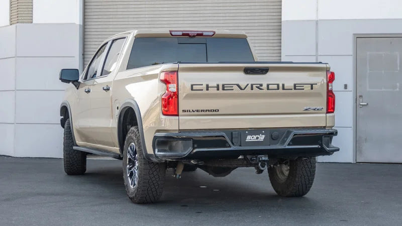 Borla 22-23 Chevrolet Silverado 1500 ZR2 & AT4X 6.2L CC SB 147.5in WB S-Type Cat-Back - Detail View