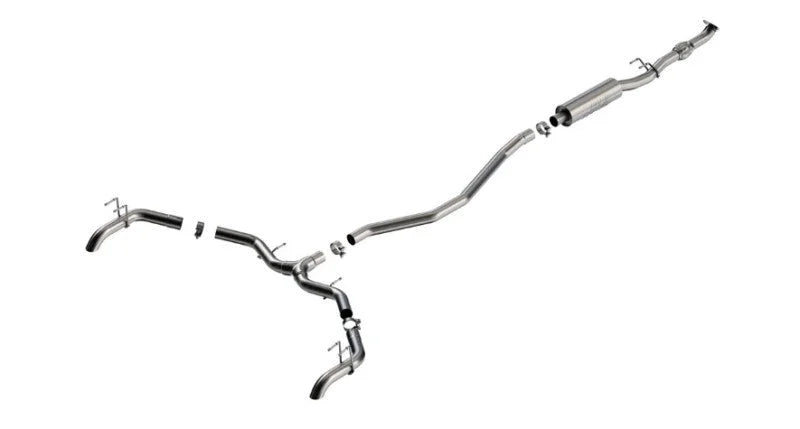 Borla 22-23 Honda Civic EX/Touring 1.5L 4 CYL. AT FWD 4DR S-type Exhaust - Side View