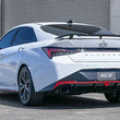 Load image into Gallery viewer, Borla 22-23 Hyundai Elantra N 2.0L 4 CYL. Turbo AT/MT ATAK Catback Exhaust Black Chrome - Back View