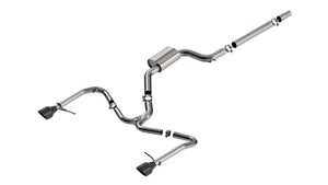 Borla 22-25 Volkswagen Jetta GLI S-type Cat-Back Exhaust w/ 5in Black Chrome Tips - Main Product View
