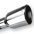 Load image into Gallery viewer, Borla 2.25in Inlet 3.19in Round Rolled Angle Cut Outlet x 5in Long Embossed Tip