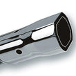 Load image into Gallery viewer, Borla 2.25in Inlet 3.38in x 3.0in Square Angle Cut Phantom x 6.5in Long Universal Exhaust Tips