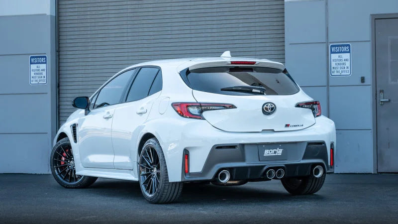 Borla 23-24 Toyota GR Corolla ATAK Cat Back System - Side View