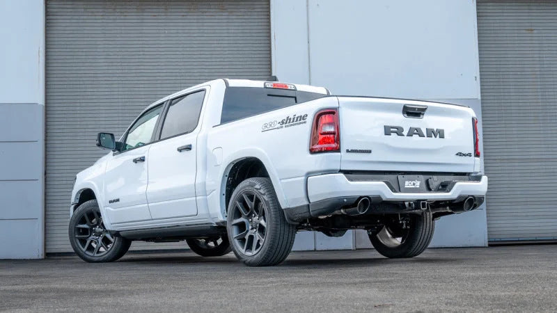 Borla 24-25 RAM 1500 3.0L V6 (Excl RHO/GT) Tip Kit - Black Chrome - Back View