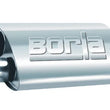 Load image into Gallery viewer, Borla 2.50in Dual In/Out 19in x 9.5in x 4in PRO-XS Muffler - Side View