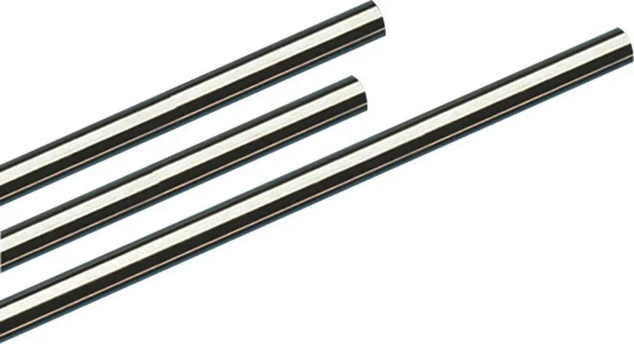 Borla 2.5in Stainless Steel Straight Exhaust Tubing - 5ft - Side View