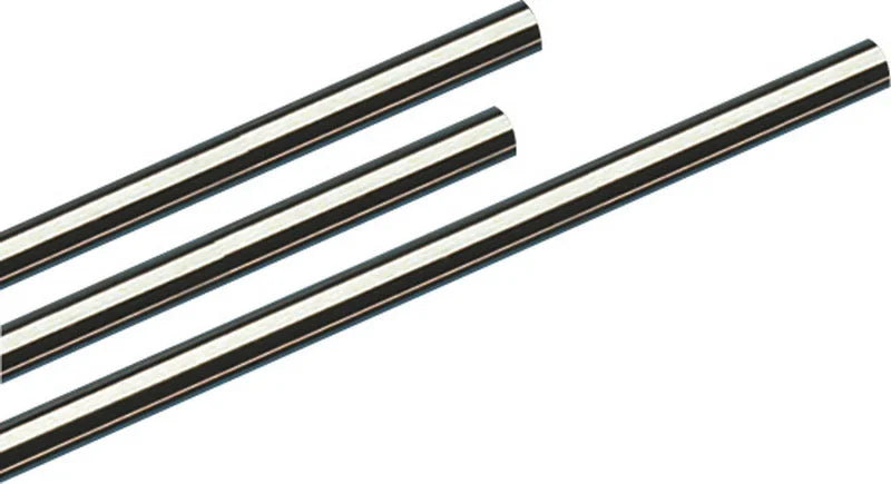 Borla 2.5in Stainless Steel Straight Tubing - 5ft - Side View