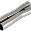 Load image into Gallery viewer, Borla 2.75in Universal X-Pipe 3.66in Inlet Centerline 4.05in Outlet Centerline 26.98in OAL - Side View