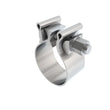 Load image into Gallery viewer, Borla 2in T-304 Stainless Steel AccuSeal Single Bolt Band Clamp - Side View