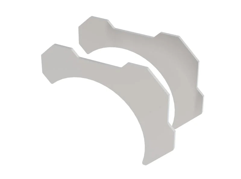 Borla 3in T-304 Stainless Steel Pipe/ Tube Bracket Kit (2 pieces) - Main Product View