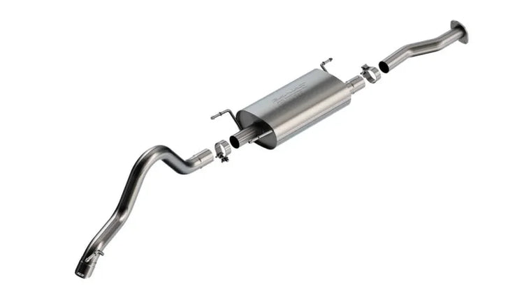 Borla 4DR CC Short Bed S-Type SS 2.5in Catback Exhaust fits 2016-2023 Toyota Tacoma 3.5L V6 - Main Product View