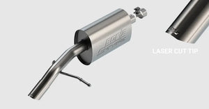 Borla 4dr S-Type 2.25in Turndown Tip Axleback Exhaust fits 2025 Kia K4 2.0L / 2025 Kia K4 EX