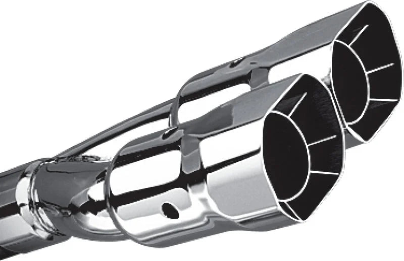 Borla 84-91 Chevrolet Corvette C4 5.7L V8 D SQ AC IC Rear Section 2.5 inch Converter - Side View