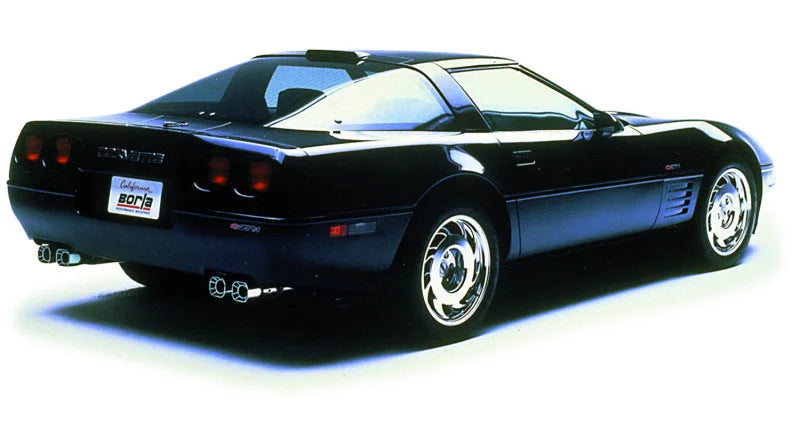 Borla 84-91 Chevrolet Corvette C4 5.7L V8 D SQ AC IC Rear Section 2.5 inch Converter - Back View