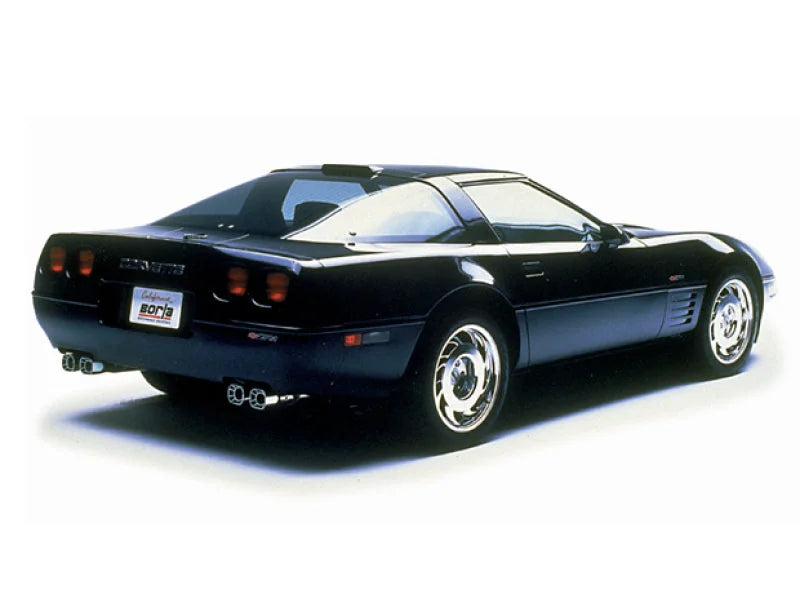 Borla 84-91 Chevrolet Corvette C4 5.7L V8 D SQ AC IC Rear Section 2.5 inch Converter - Installation View