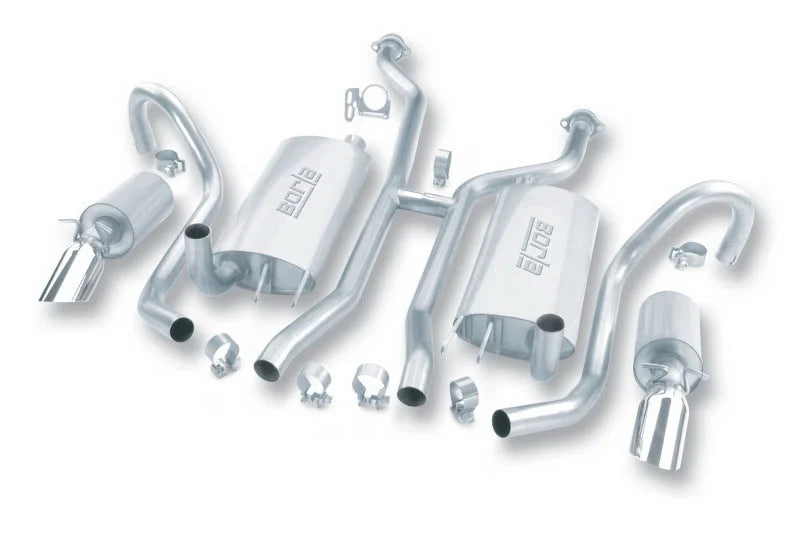 Borla 94-95 Chevy Impala SS / 94-96 Caprice Classic SS H-Pipe Catback Exhaust System - Side View