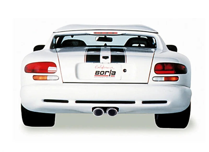 Borla 96-02 Viper GTS/R/T-10 Coupe/Convertible 2dr w/ 2.5in Inlets SS Catback Exhaust System - Side View