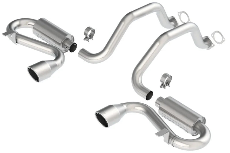 Borla 97-04 C5 Corvette (incl Z06) 5.7L V8 AT/MT Aggressive Stinger Cat-Back Exhaust - Side View