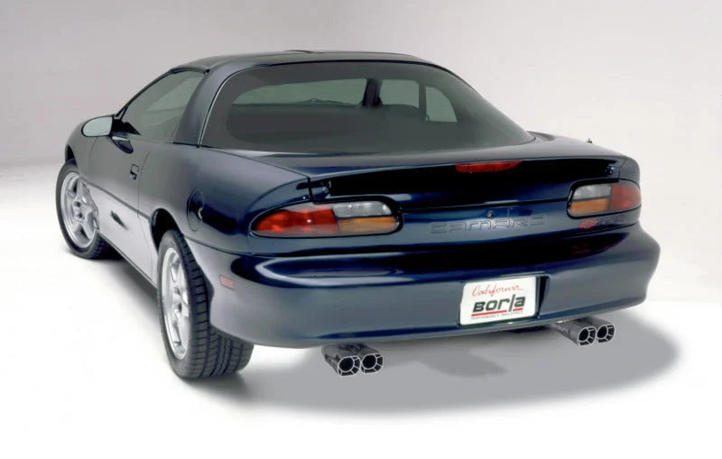 Borla 98-01 CAMARO/TRANS AM 5.7L V8 AT/MT Catback Exhaust Quad Tips - Side View
